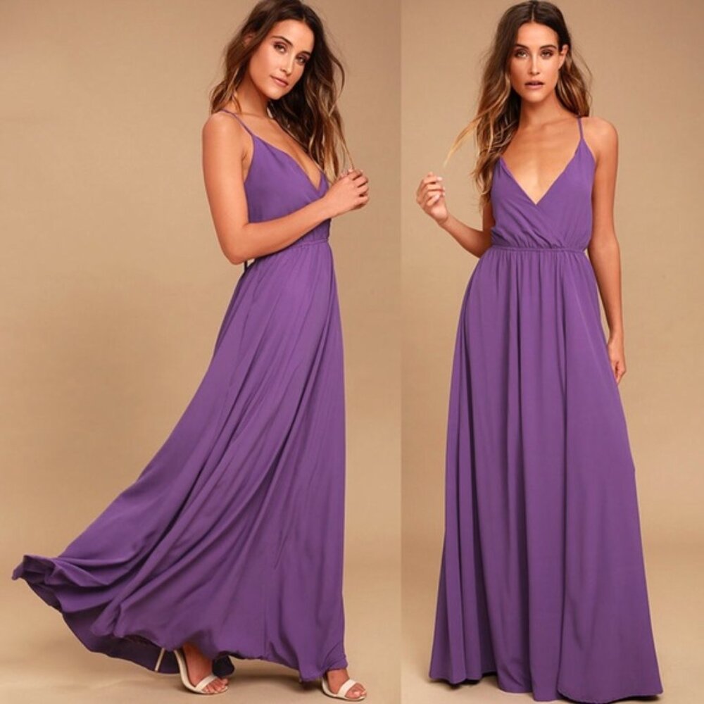 NWT LULUS Everything’s All Bright Maxi Dress